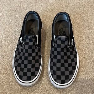 Black/White Checkered Vans
